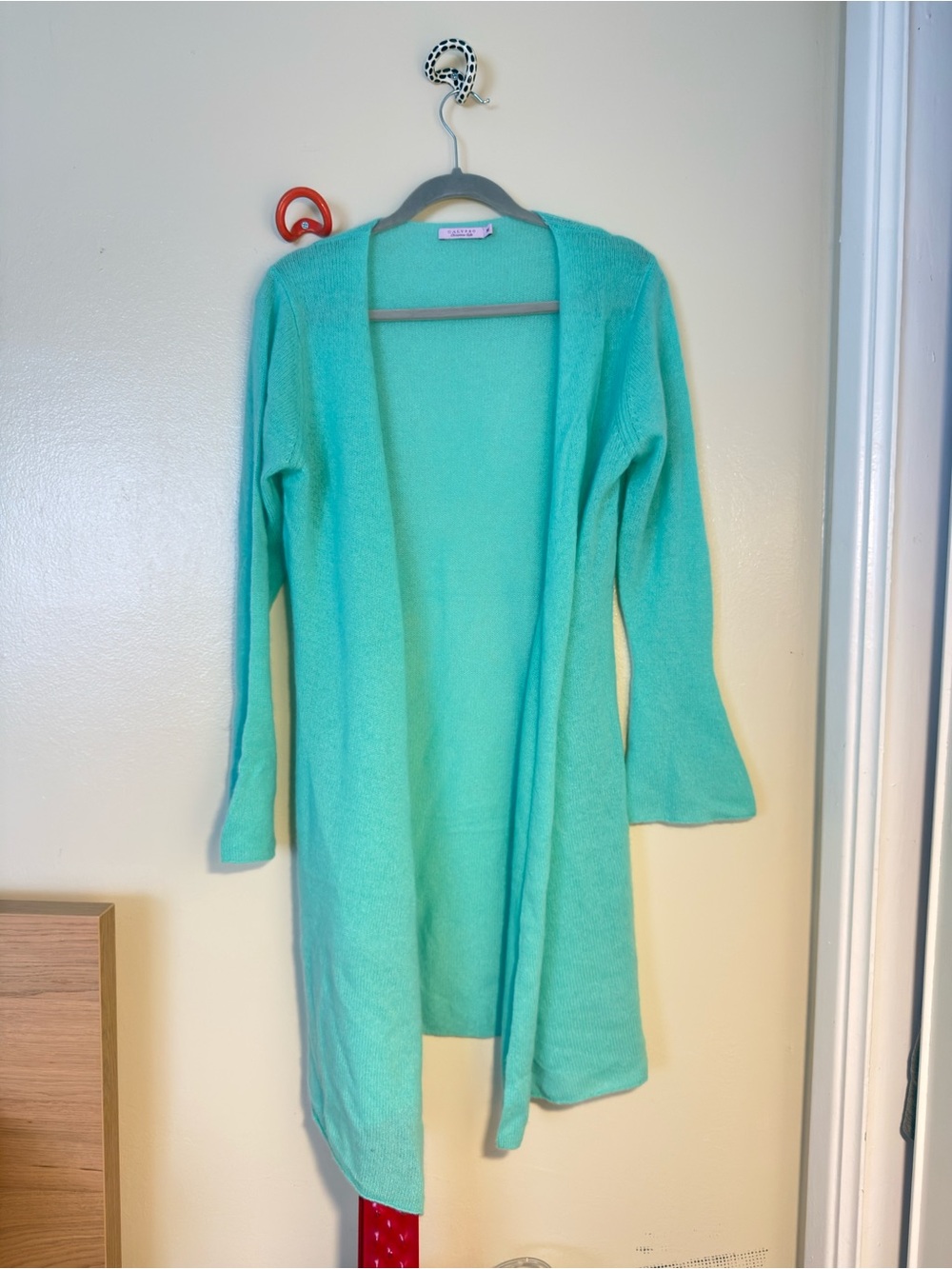 Calypso Aqua Open-Front Women's Cardigan Sweater